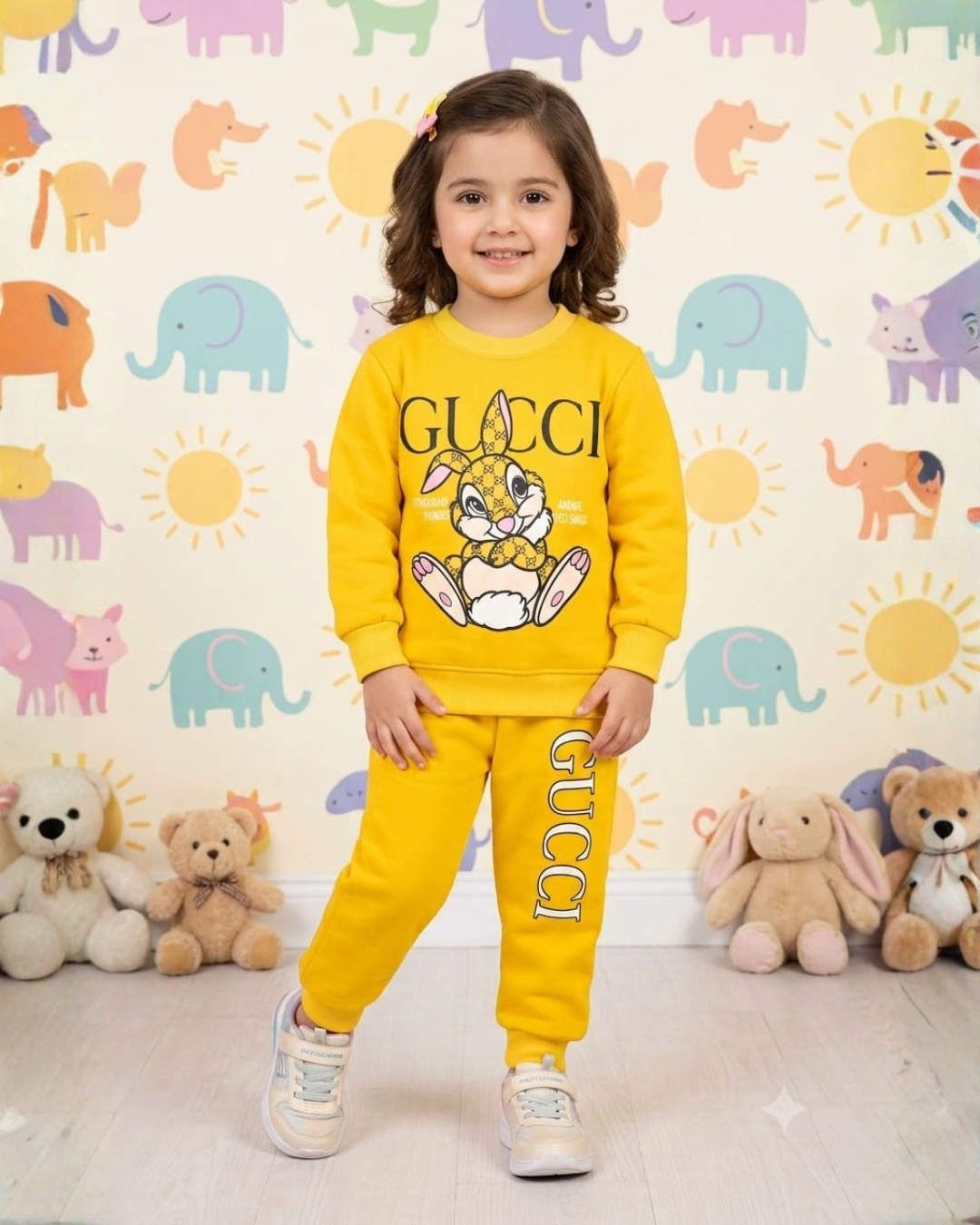 2 PC UNISEX FLEECE SUIT - LOONI PRINT