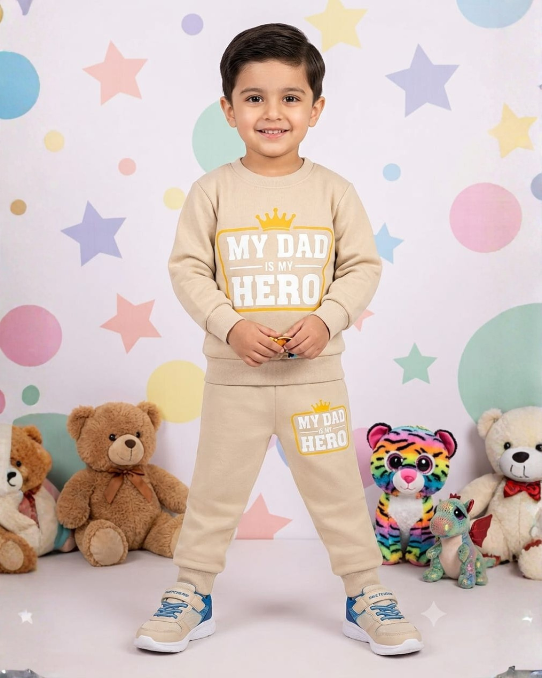 2 PC UNISEX FLEECE SUIT - MY DAD PRINT