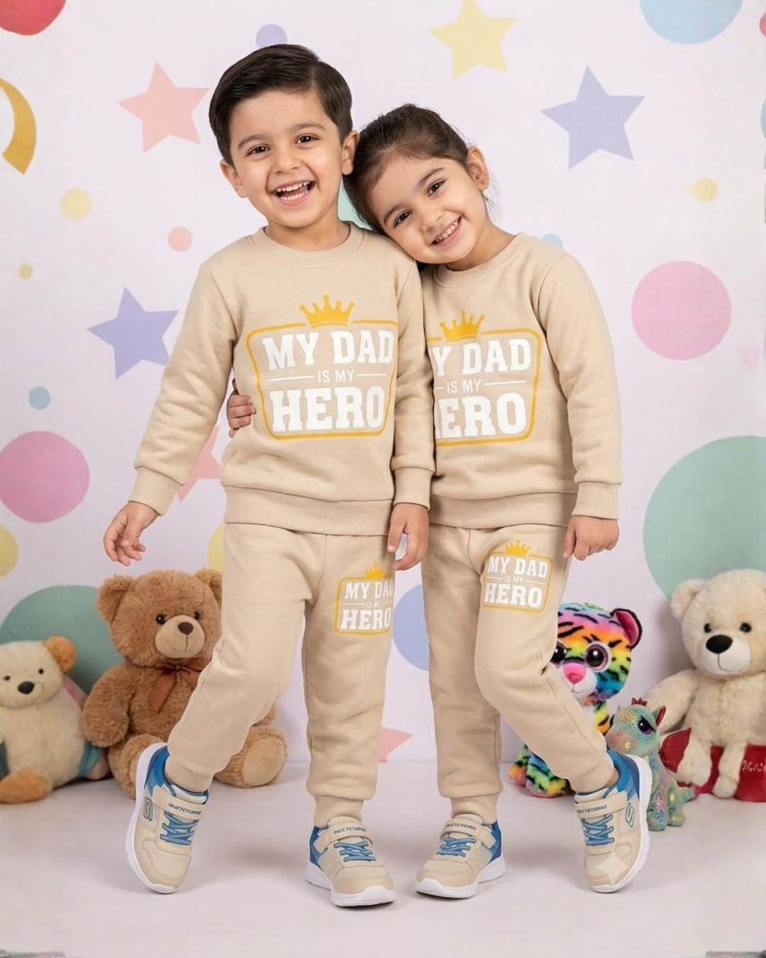 2 PC UNISEX FLEECE SUIT - MY DAD PRINT